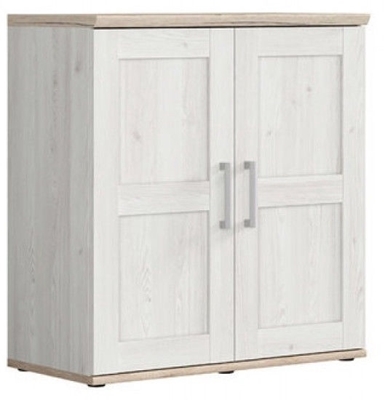 Picture of Black Red White Romance Chest Of Drawers Light Grey