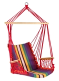 Show details for Home4you Hip Cotton Hanging Chair Red Stripes