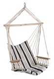 Show details for Home4you Hip Cotton Hanging Chair White / Blue