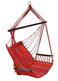 Show details for Home4you Hip Cotton Hanging Chair Red