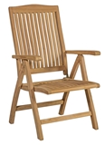 Show details for Home4you Rosy Foldable Garden Chair Teak
