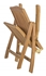 Picture of Home4you Rosy Foldable Garden Chair Teak