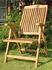 Picture of Home4you Rosy Foldable Garden Chair Teak