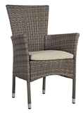 Show details for Home4you Paloma Garden Chair Brown