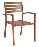 Show details for Home4you Sailor Garden Chair 61.5x57x85cm Teak