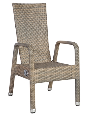 Picture of Home4you Male Adjustable Garden Chair Gray