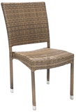 Show details for Home4You Chair Wicker 3 Cappuccino