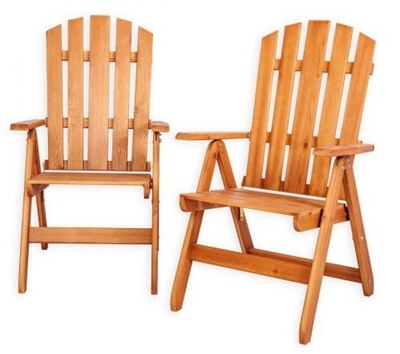 Picture of Folkland Timber Folding Chair Canada Brown