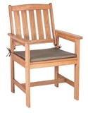 Show details for Home4you Woody Padded Garden Chair Meranti