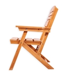 Show details for Folkland Timber Heini Chair Brown
