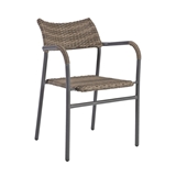 Show details for Home4you Bistro 3 Garden Chair Gray