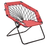Show details for Halmar Widget Folding Garden Chair Red