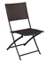 Picture of Home4you Nico Foldable Garden Chair Brown