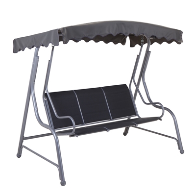 Picture of Home4you Rotterdam Garden Swing 3 Seater Gray
