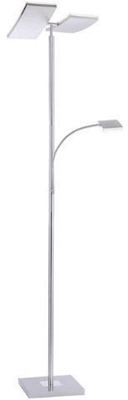 Picture of Leuchten Direkt Ruben 11725-55 Floor Lamp 2x11W / 4W Nickel