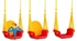 Picture of EcoToys Bucket Garden Swing 3 in 1 Red / Yellow