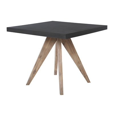 Picture of Home4you Sandstone Garden Table Black