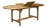 Show details for Home4you Finlay Extendable Table 153 / 195x60x72cm Acacia