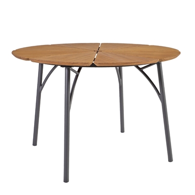 Picture of Home4you Greenwood Garden Table 110x72.5cm Dark Gray