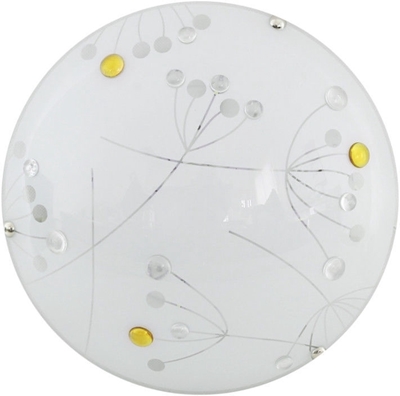 Picture of Candellux Floral Ceiling Lamp 10W LED White / Yellow