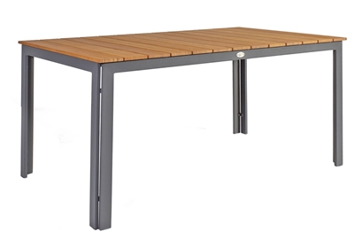 Picture of Home4you Greenwood Garden Table 150x90x73cm Dark Gray