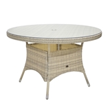 Show details for Home4you Wicker Table 120x76cm Beige