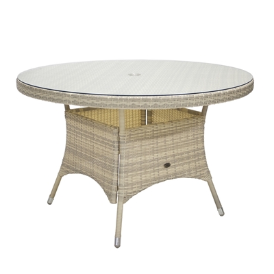 Picture of Home4you Wicker Table 120x76cm Beige