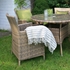 Picture of Home4you Wicker Table 100x71cm Cappuccino