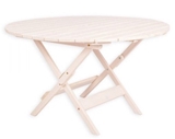 Show details for Folkland Timber Folding Table Canada White
