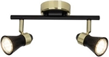 Show details for Brilliant Spotlight Jupp Lamp 2x7W GU10 Black / Brass