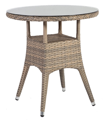Picture of Home4you Larache Round Garden Table 70x72cm Gray