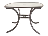 Show details for Home4you Montreal Garden Table Black / Broze