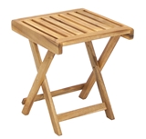 Show details for Home4you Finlay Foldable Side Table Acacia