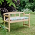 Picture of Folkland Timber Garden Bench Friiz Box Natural