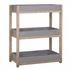 Picture of Home4you Sandstone Shelf 80x35x98cm Gray / Brown