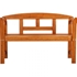 Picture of Folkland Timber Garden Bench Friiz Brown