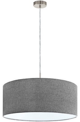 Picture of Eglo Pasteri Ceiling Lamp 60W E27 Gray / Nickel