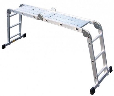 Picture of Besk Multifunctional Aluminum Ladder 3.7m 3x4