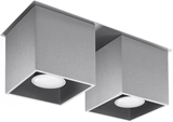Show details for Sollux Quad Ceiling Lamp SL.0064 2x40W GU10 Gray