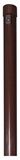 Show details for Round post, brown 38x1750 mm