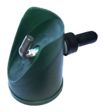 Show details for Detachable tip, D48 mm green with screw