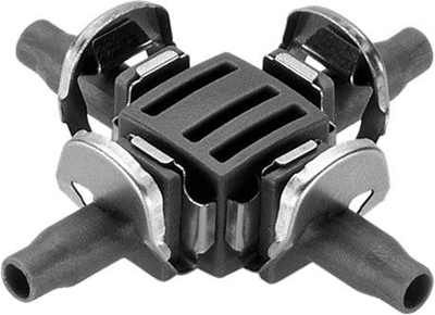 Picture of Gardena Micro-Drip-System 4-Way Coupling 4.6 mm 3/16"