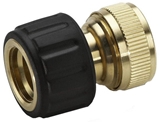 Show details for Karcher Brass Hose Connector 3/4 with Aquastop