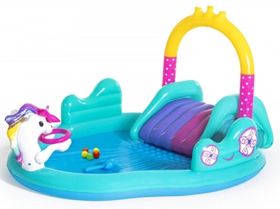 Picture of Bestway Inflatable Pool With Slide Unicorn 53097