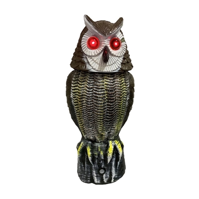 Picture of DECORATION Owl SOLAR R049 17X16X40