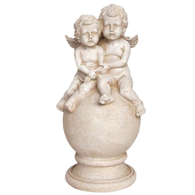 Picture of FIGURE TWO ANGELS ON THE BALL
