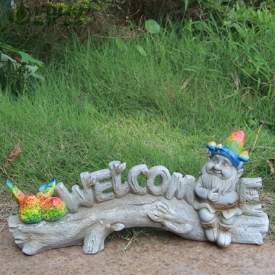 Picture of STATUE DOG WELCOME NF18208