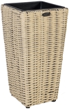 Show details for Home4you Flower Pot Wicker 28x28xH60cm Beige 35111