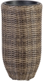 Show details for Home4you Flower Pot Wicker 28x51cm Dark Brown 35133