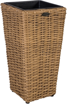 Picture of Home4you Flower Pot Wicker 28x60cm Rattan 35113